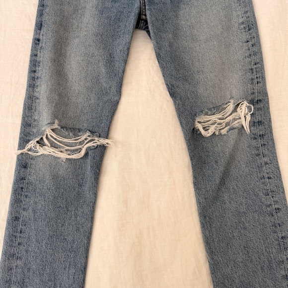 Agolde - Riley High Rise Straight Jeans - Picture 5 of 7